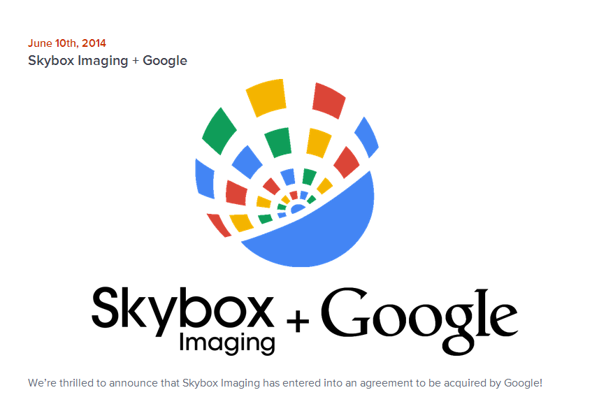 Google Buys Skybox