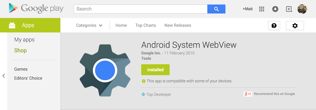Android WebView Beta