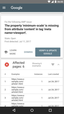 new google search console