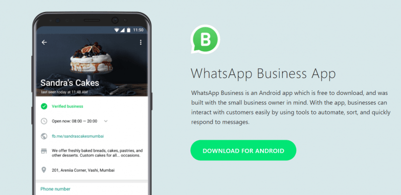 whatsapp business