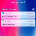 iOS app notification